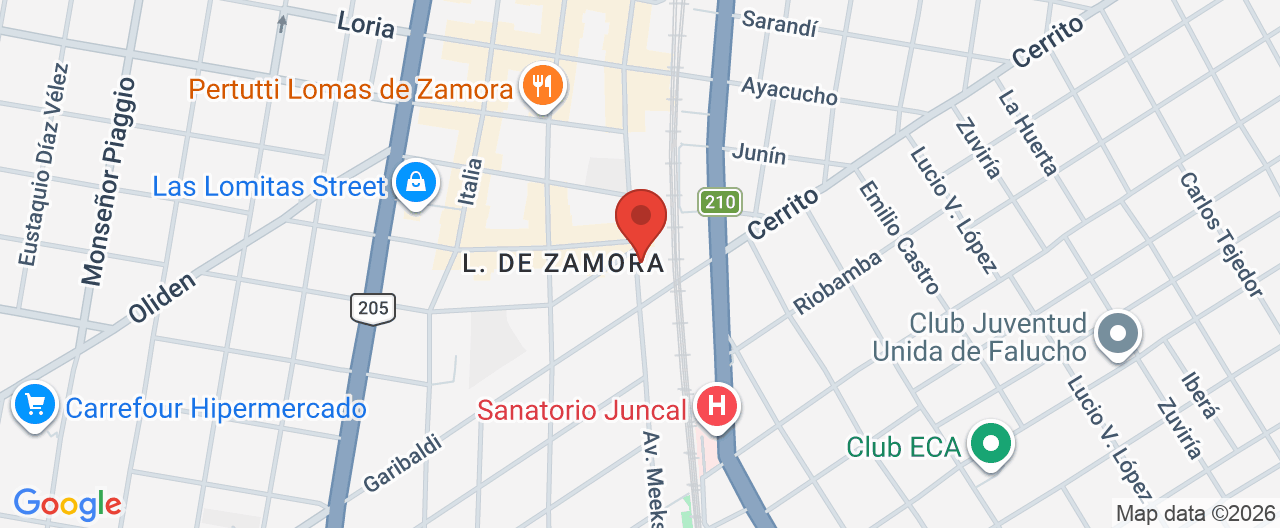 Mapa de la ubicación