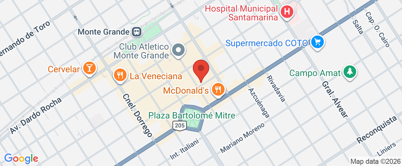 Mapa de la ubicación