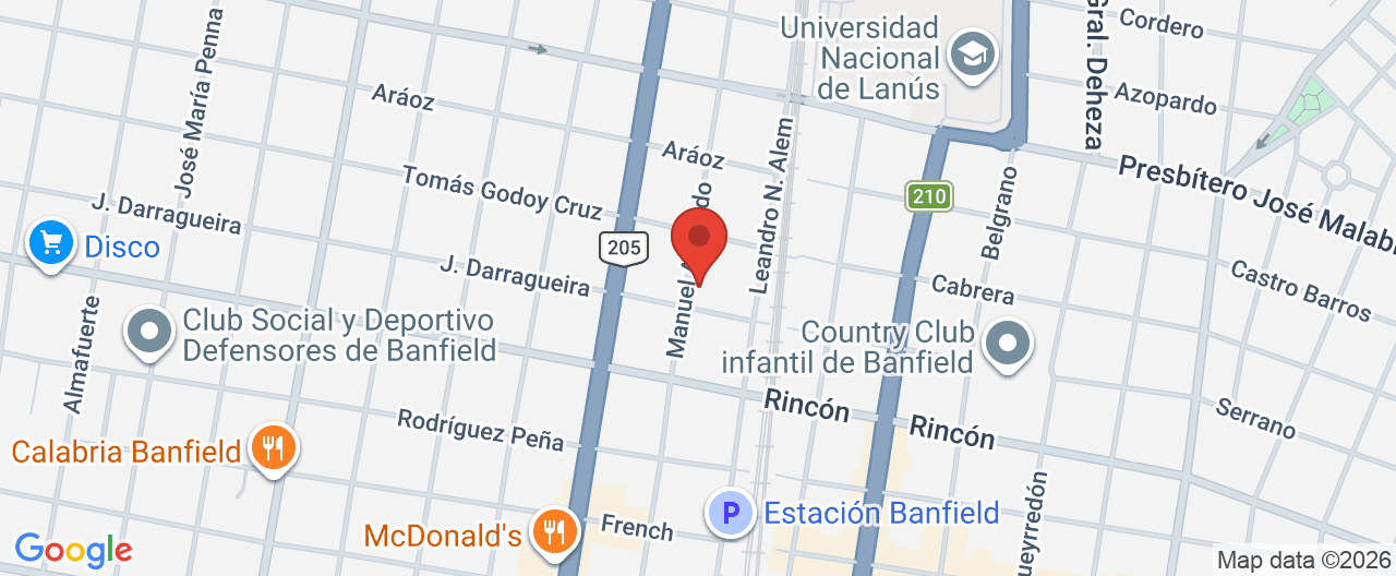 Mapa de la ubicación