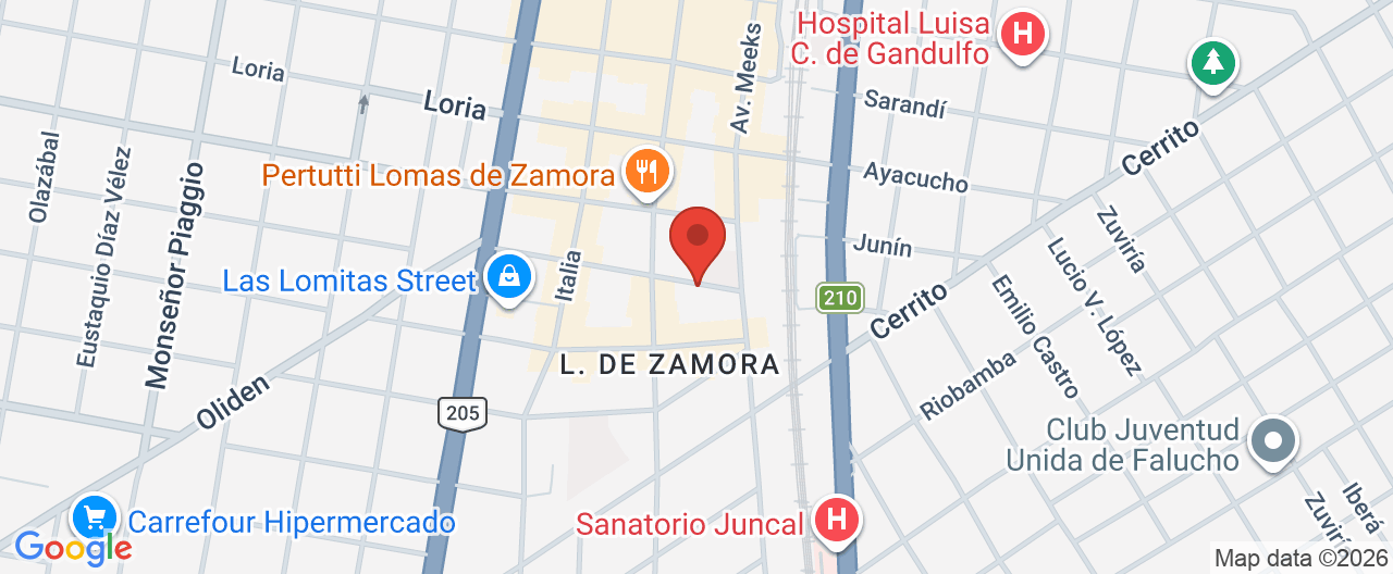 Mapa de la ubicación