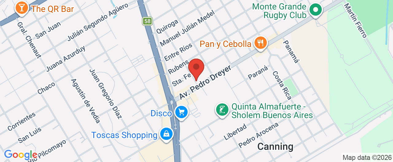 Mapa de la ubicación