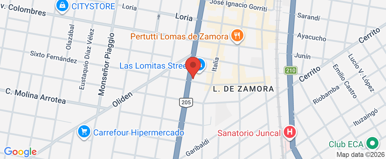 Mapa de la ubicación