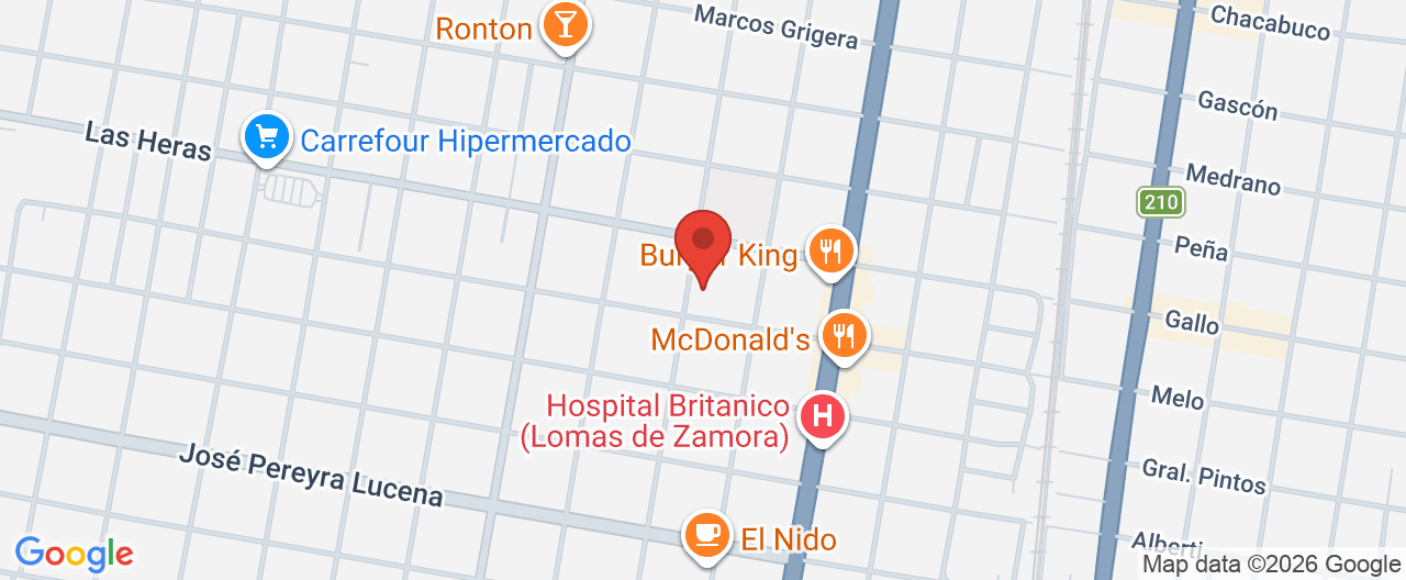 Mapa de la ubicación