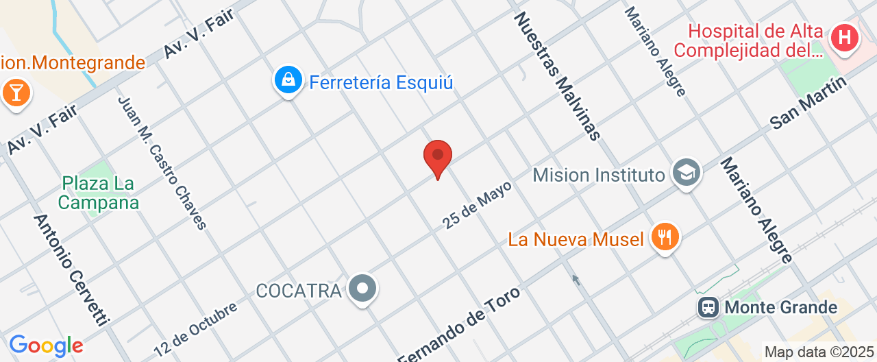 Mapa de la ubicación