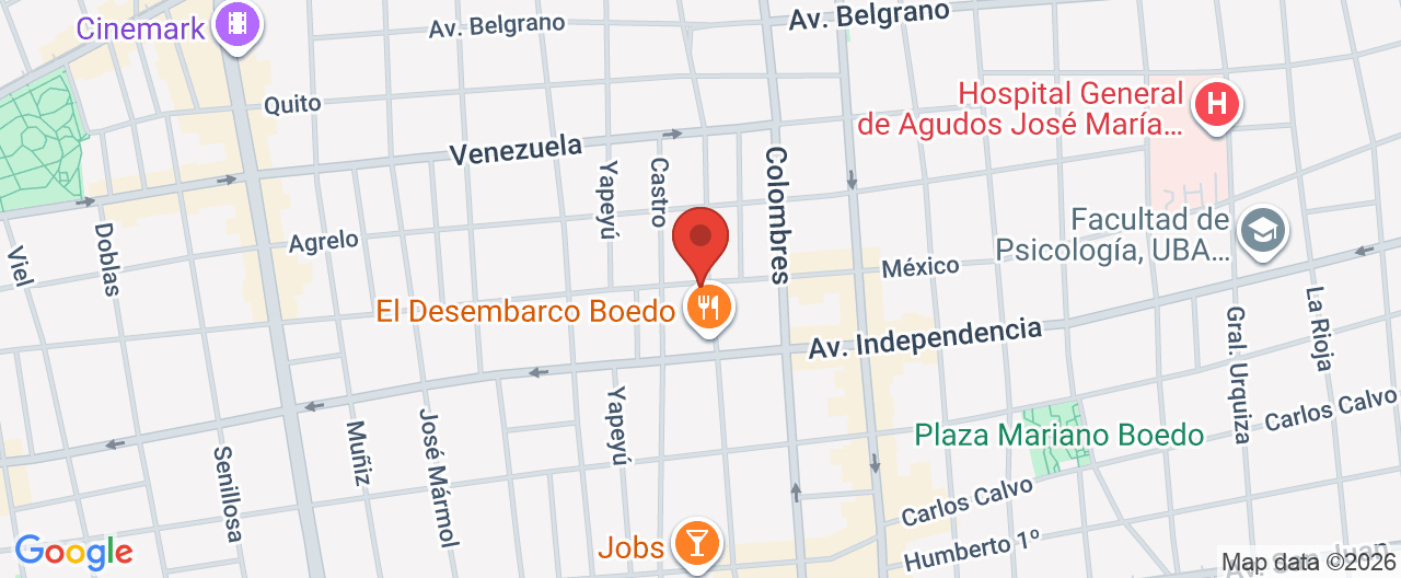 Mapa de la ubicación