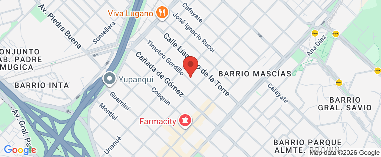 Mapa de la ubicación