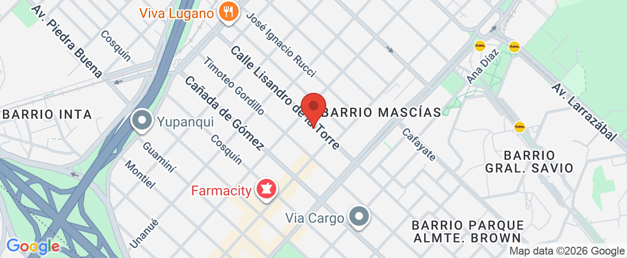 Mapa de la ubicación