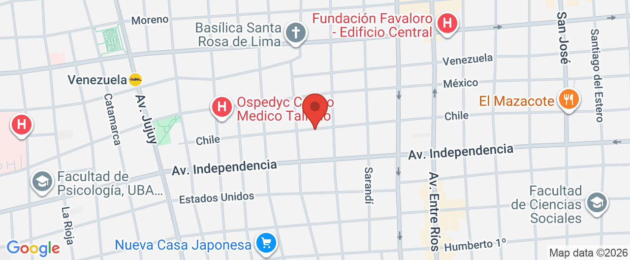 Mapa de la ubicación
