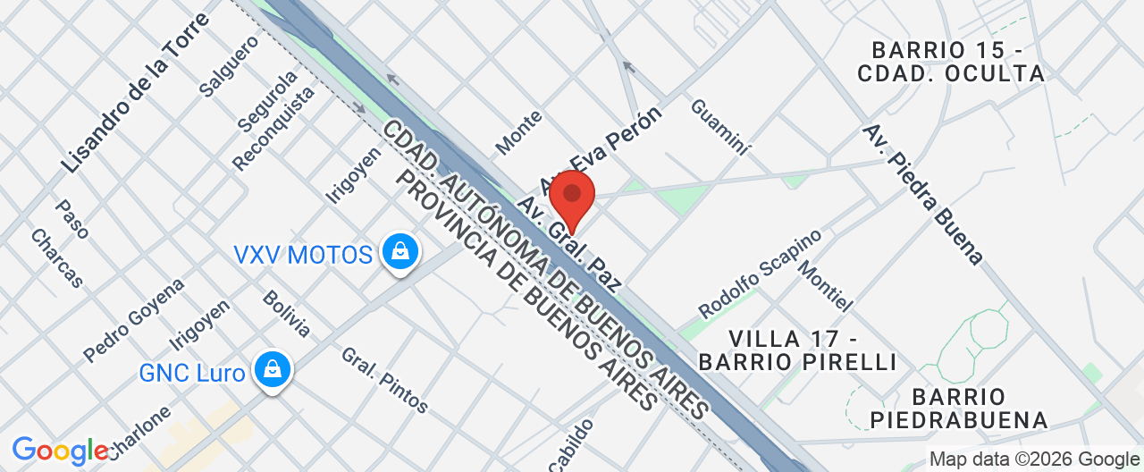 Mapa de la ubicación