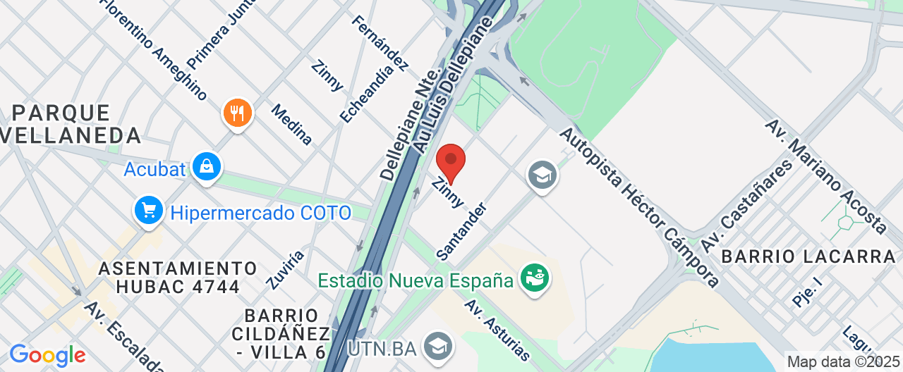 Mapa de la ubicación