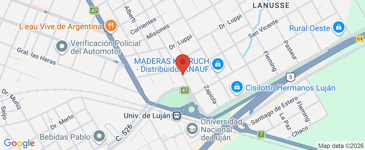 Mapa de la ubicación