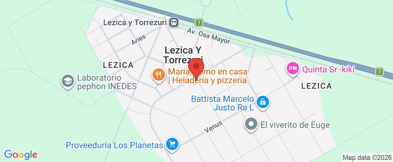 Mapa de la ubicación