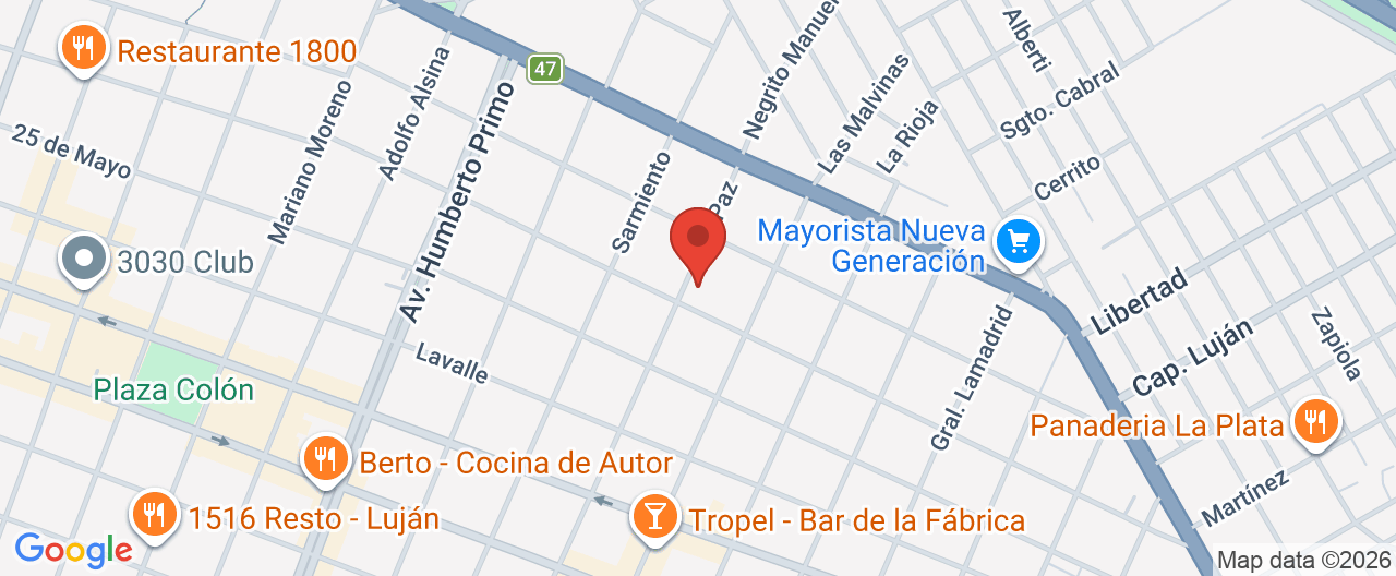 Mapa de la ubicación