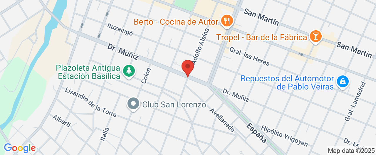Mapa de la ubicación