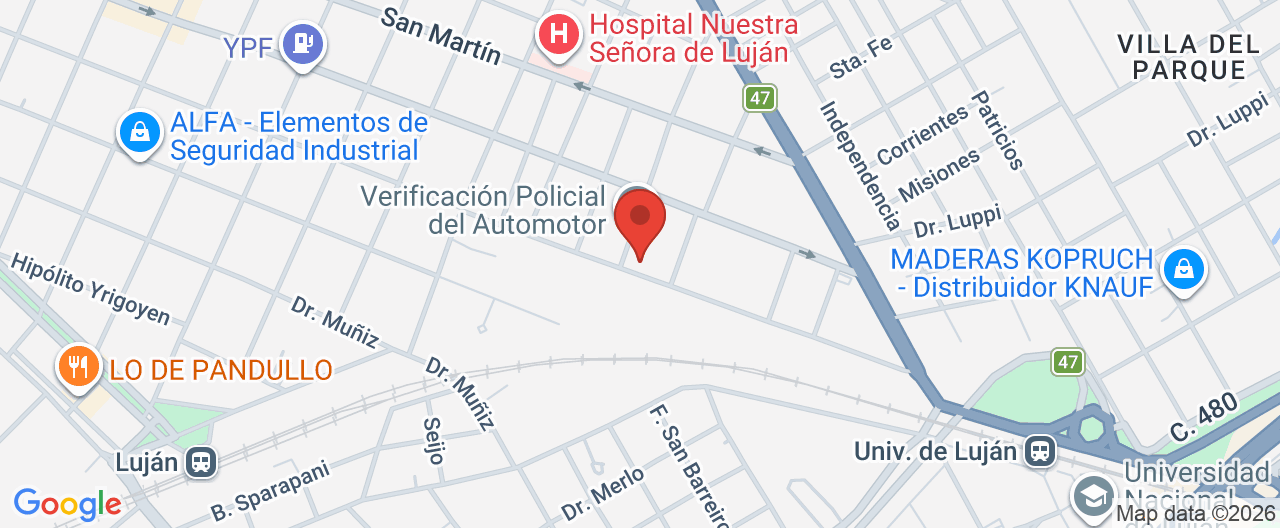 Mapa de la ubicación