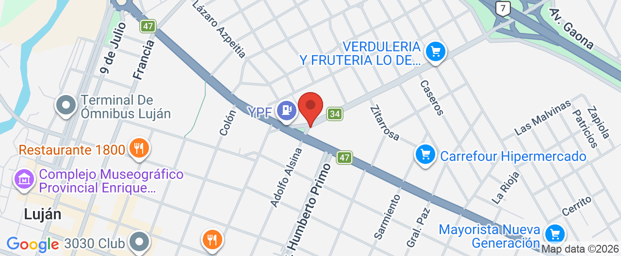 Mapa de la ubicación