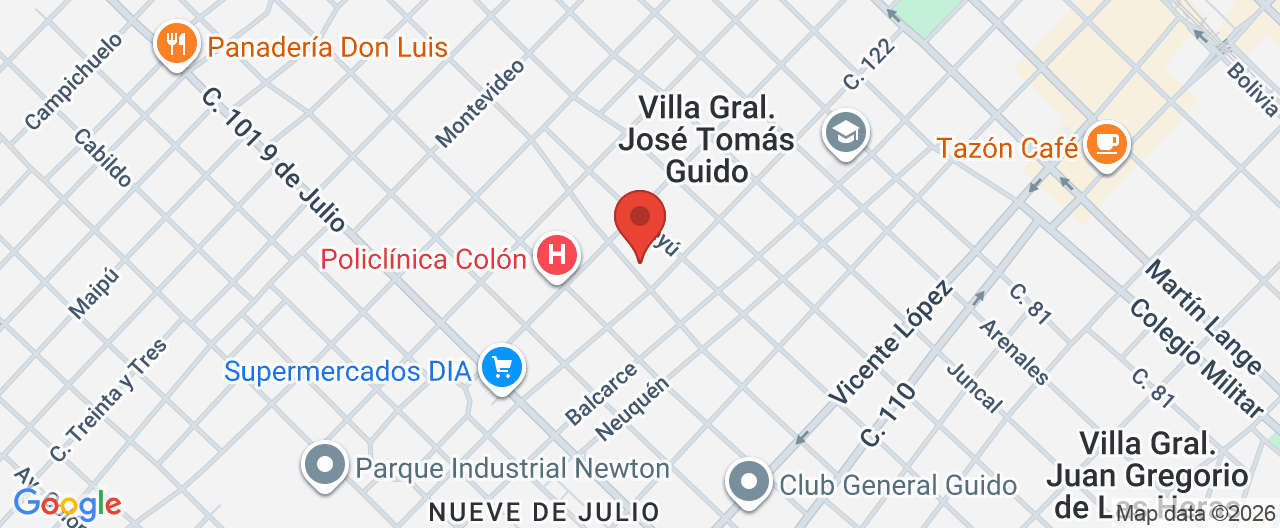Mapa de la ubicación
