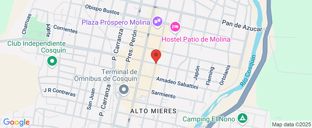 Mapa de la ubicación