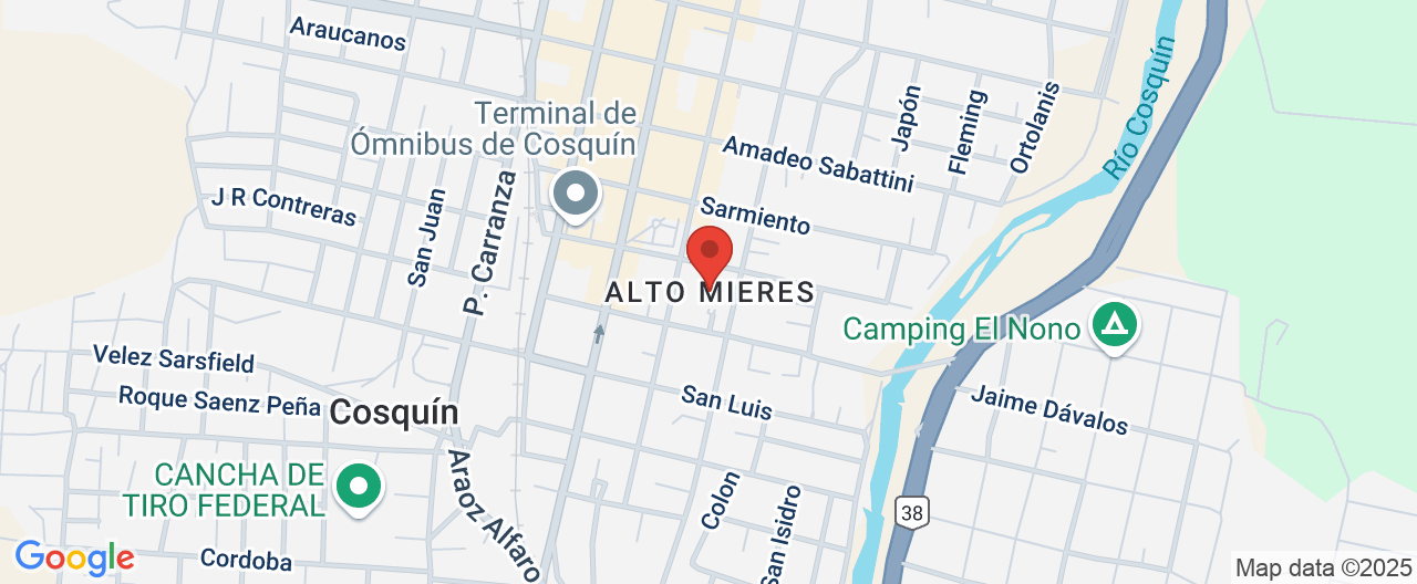 Mapa de la ubicación