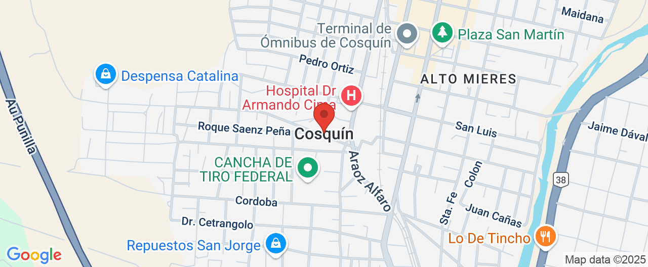 Mapa de la ubicación