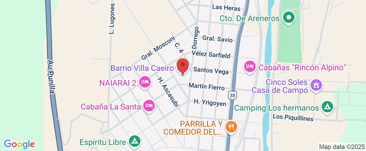 Mapa de la ubicación