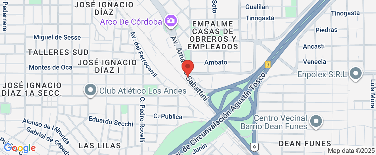 Mapa de la ubicación