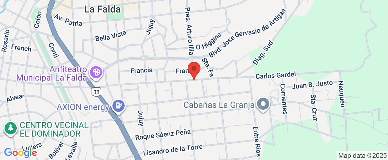 Mapa de la ubicación
