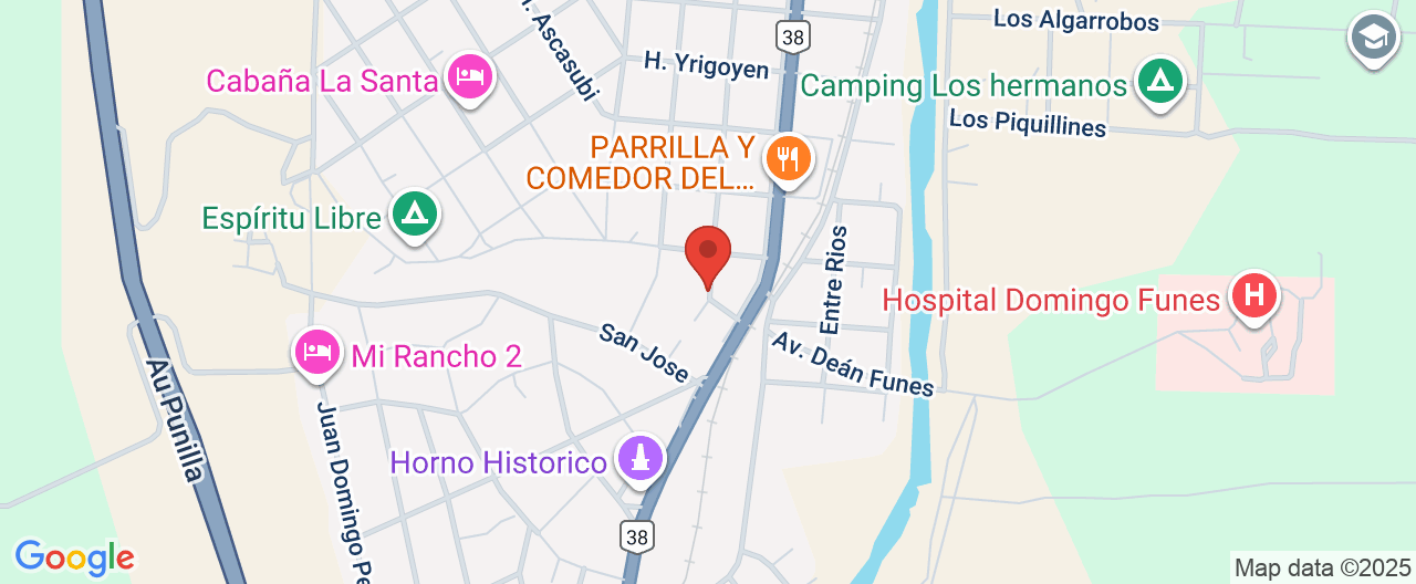 Mapa de la ubicación