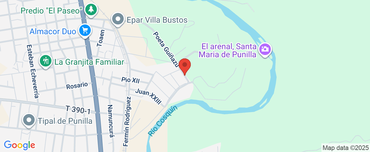 Mapa de la ubicación