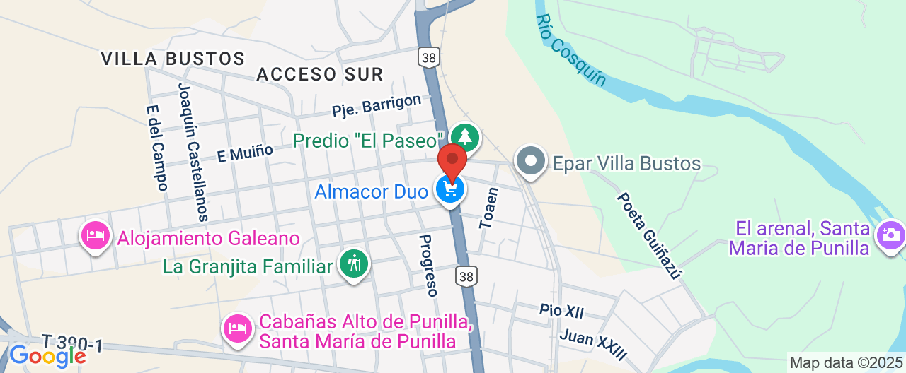 Mapa de la ubicación