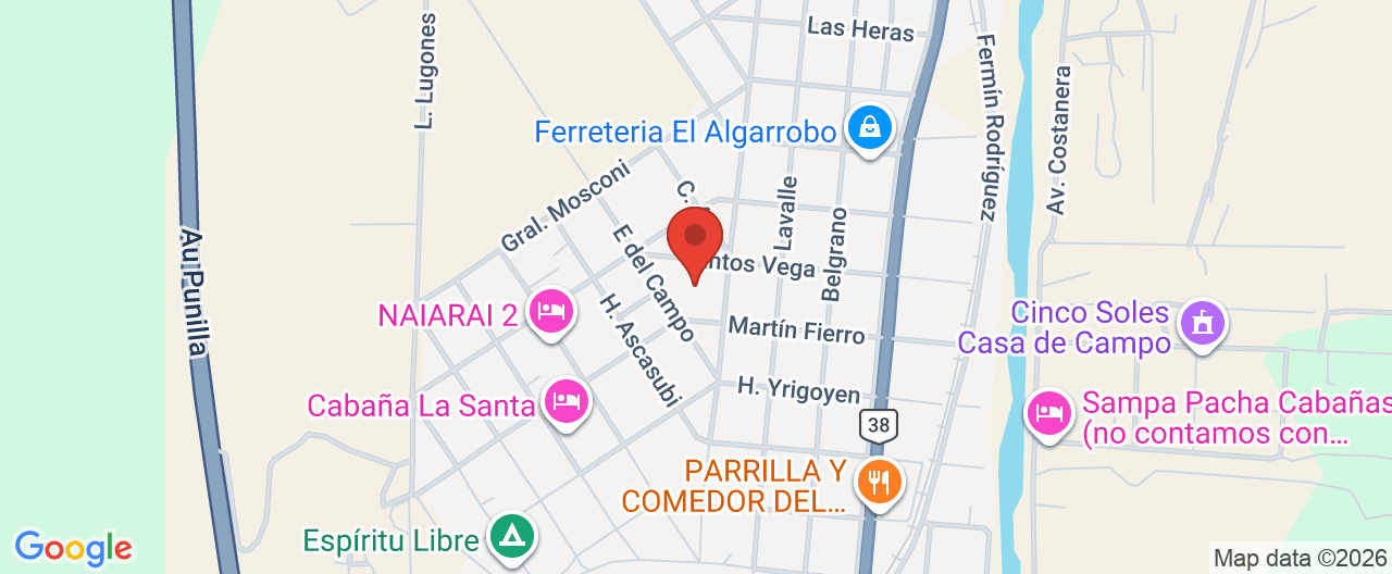 Mapa de la ubicación