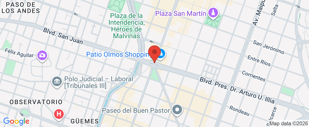 Mapa de la ubicación