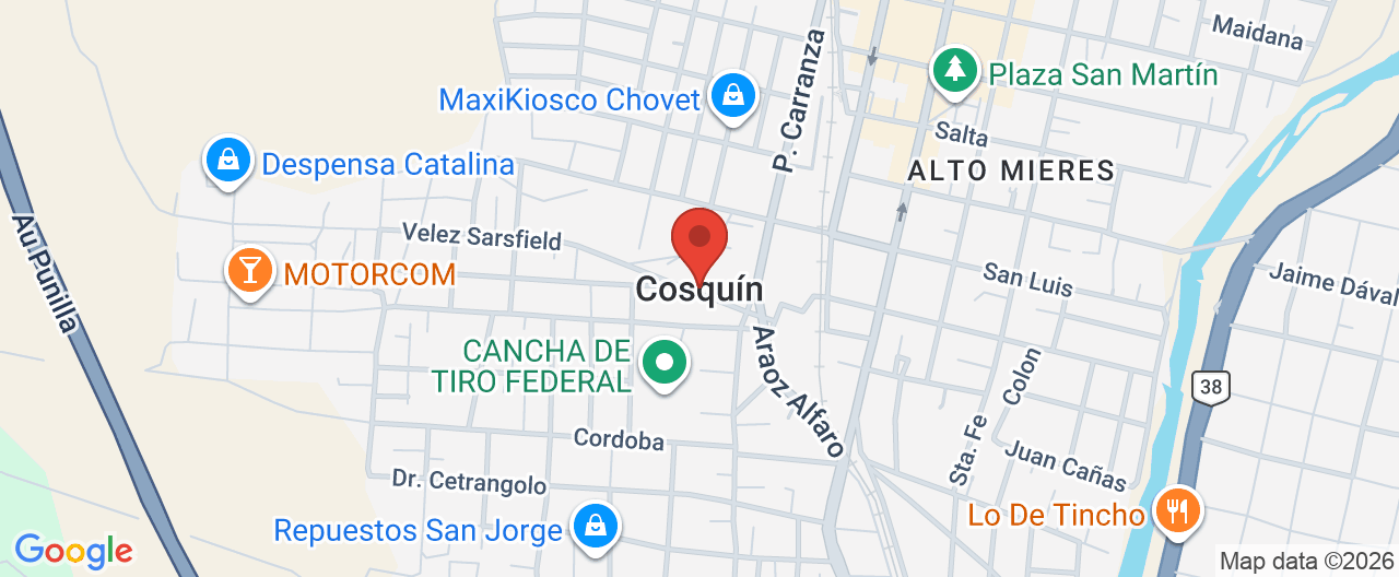Mapa de la ubicación