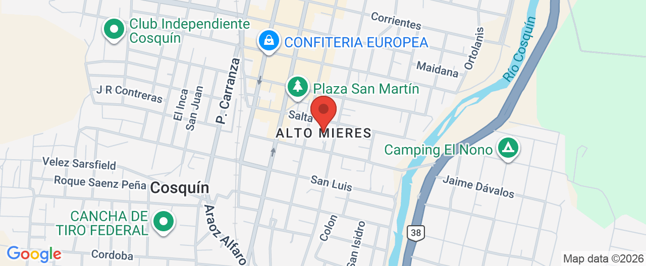 Mapa de la ubicación