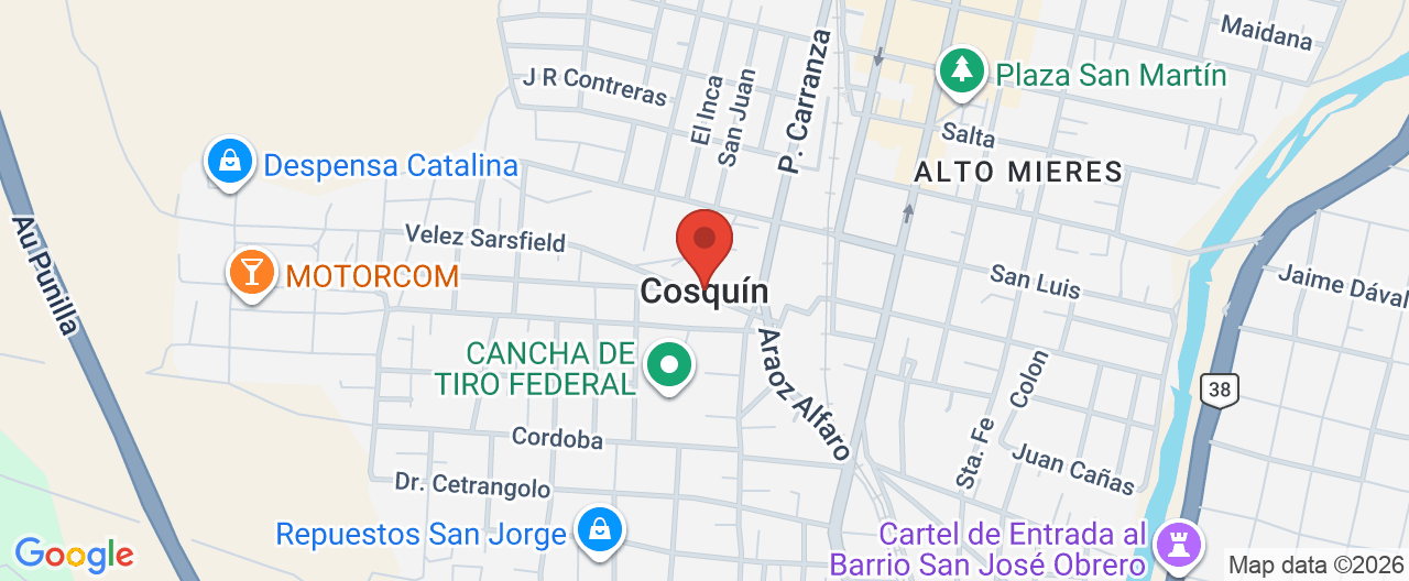 Mapa de la ubicación