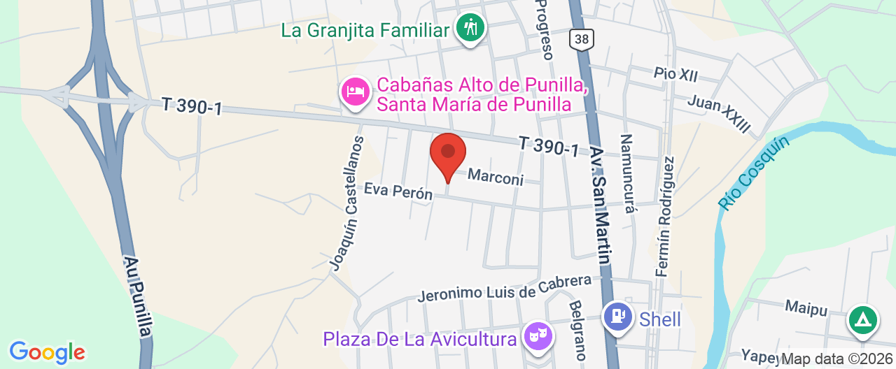 Mapa de la ubicación