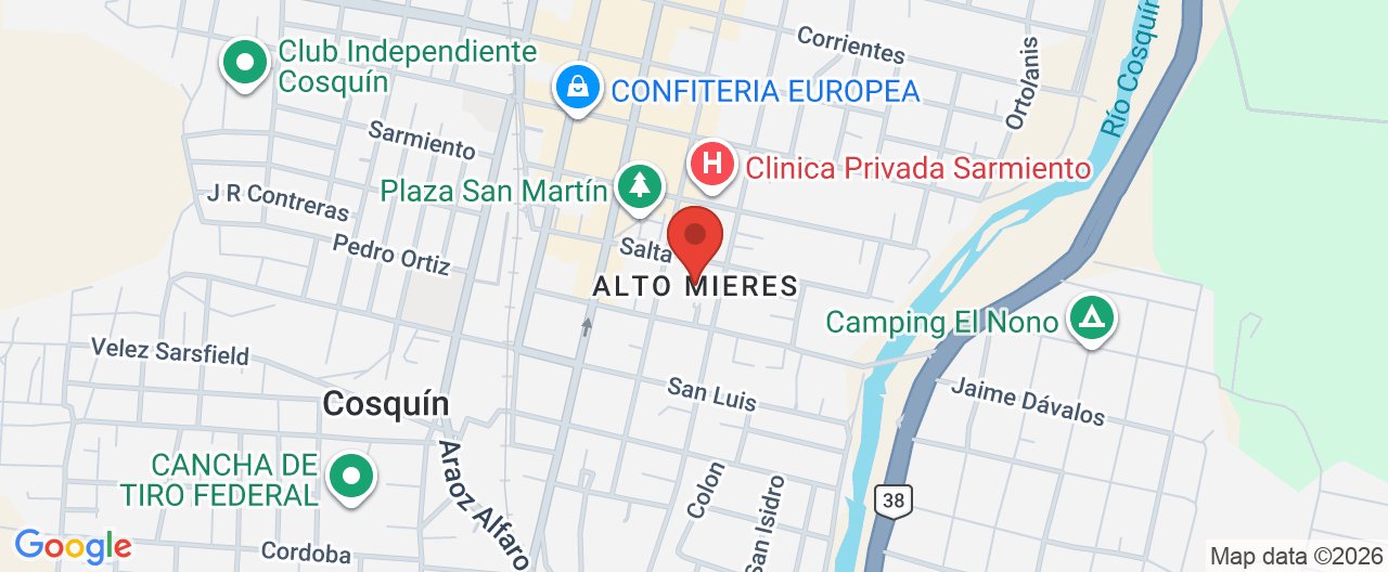 Mapa de la ubicación