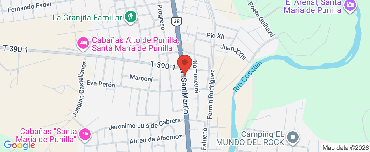 Mapa de la ubicación