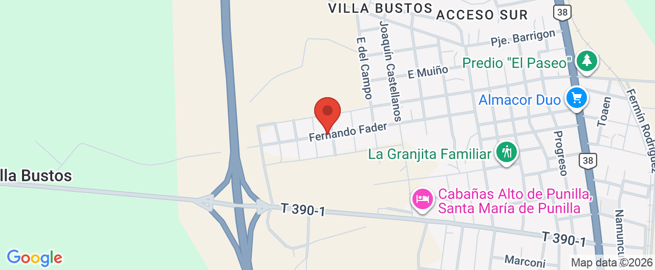 Mapa de la ubicación