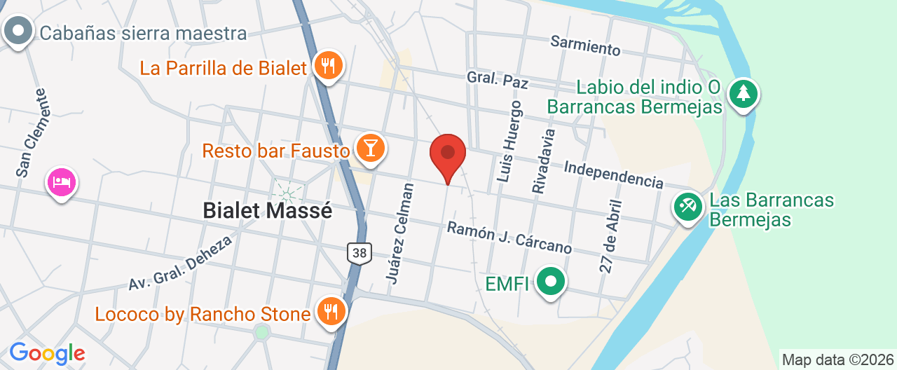 Mapa de la ubicación