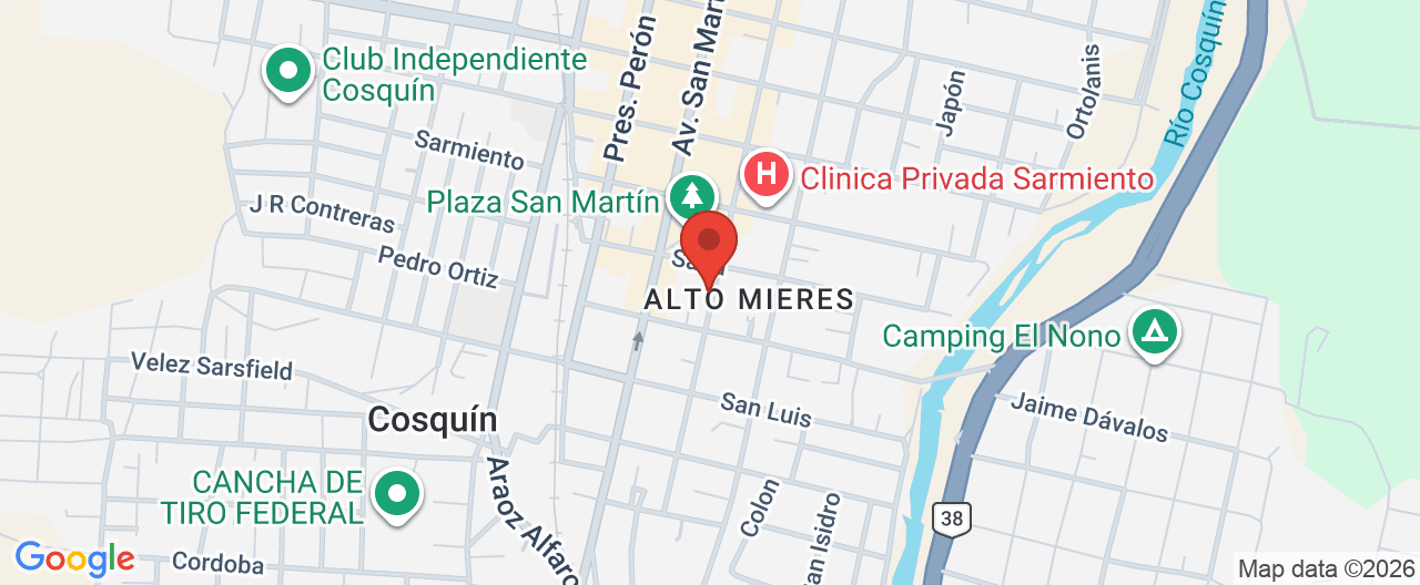 Mapa de la ubicación