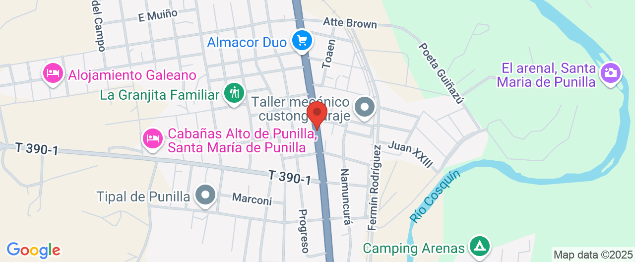 Mapa de la ubicación