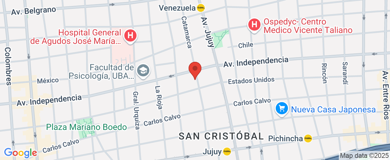 Mapa de la ubicación