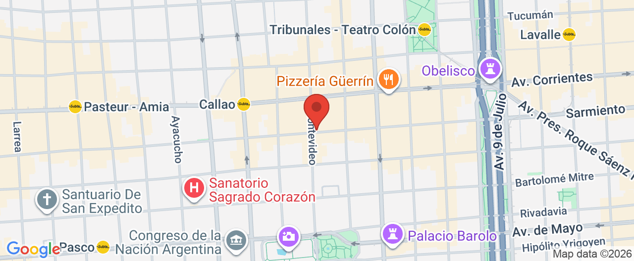 Mapa de la ubicación