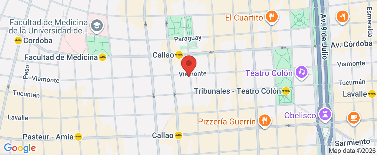 Mapa de la ubicación