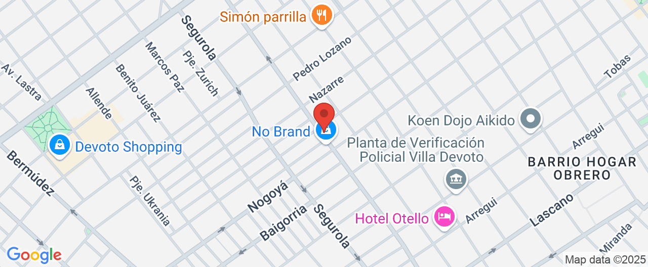 Mapa de la ubicación