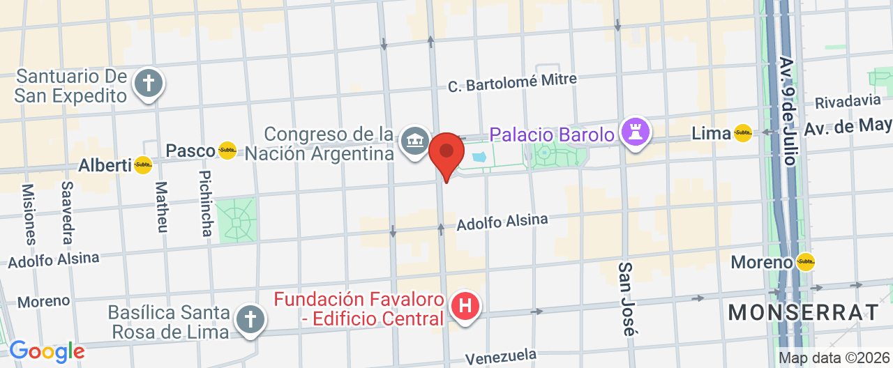 Mapa de la ubicación
