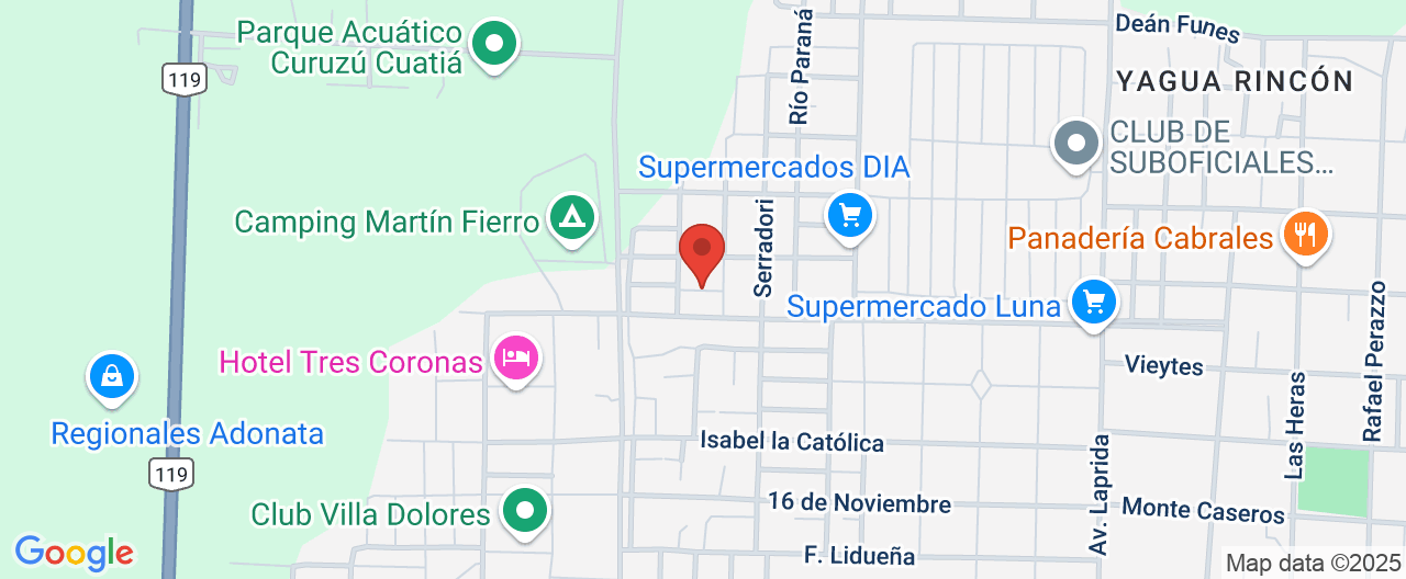 Mapa de la ubicación