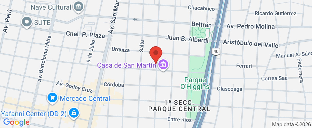 Mapa de la ubicación