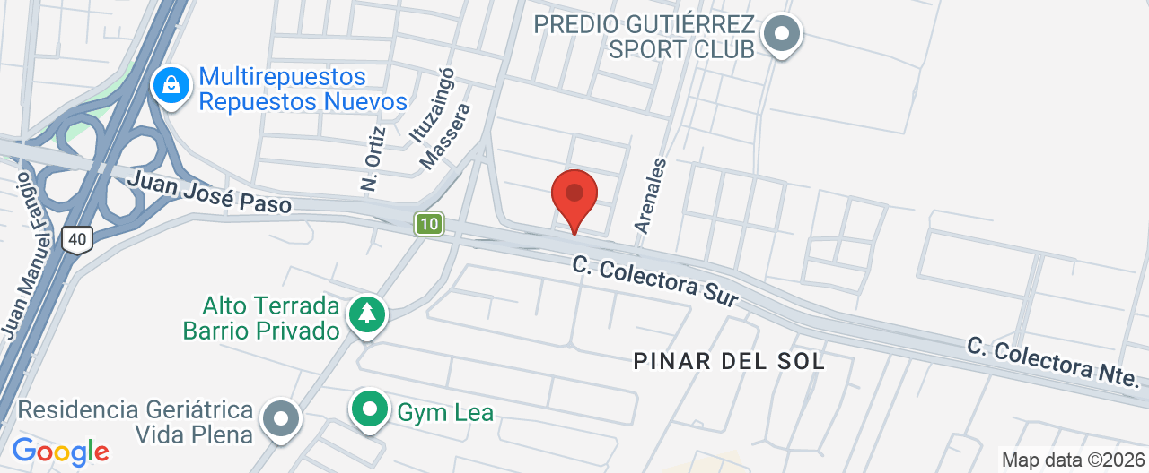Mapa de la ubicación